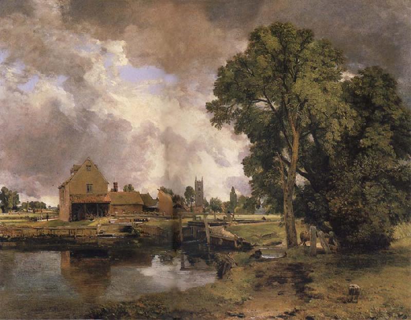 John Constable Dedham Mill oil painting picture